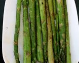 A picture of step 3 of My Grilled Asparagus with Cheese Melted Over and Spring Onion.