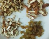 A picture of step 2 of Fresh fruits and dry fruits chat.