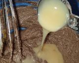 A picture of step 3 of Custard chocolate cookies.