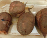 Foto del paso 5 de la receta: Ensalada otoñal con boniatos asados y croquetas de setas