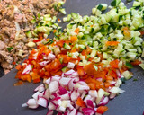 Foto del paso 4 de la receta: Lasaña de berenjena con verduras y carne picada
