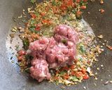 A picture of step 1 of Drunken Noodles with Glass Noodles (Pad Kee Mao Woon Sen).