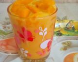A picture of step 3 of Mango,milkshake.