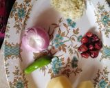 A picture of step 1 of Chicken resha shami kabab.