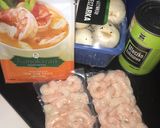 Krewetkowa zupa Tom-Yum z warzywami i pieczarkami krok przepisu 8 zdjęcie