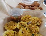 Foto del paso 4 de la receta: Niditos o sombreros de plátano rellenos
