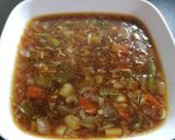 A picture of step 3 of हॉट एंड सौर वेजिटेबल सूप Hot & Sour Vegetable Soup.