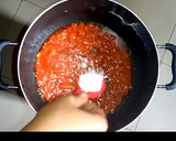 A picture of step 5 of JOLLOF MACARONI & BEANS.