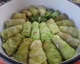 Töltött káposzta kaprosan recept fázis 6 fotója