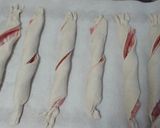 Foto del paso 2 de la receta: Trenzas de hojaldre con bacon, muy fácil de hacer!