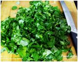 A picture of step 3 of Aloo Methi.