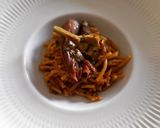 Foto del paso 10 de la receta: Fideos con confit de pato, ceps y alcachofas