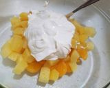 A picture of step 1 of Fruit Salad - Tropical.