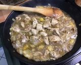 Une image de l'étape 12 de Poulet au citron et poivrons.