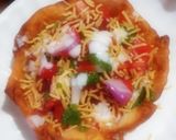 A picture of step 2 of Katori chaat.