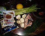 Foto langkah ke 1 dari resep Grilled Sausage Salmon Butter Lemon Sauce.