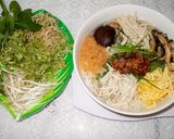 Hình bước làm 5 của món Bún thang