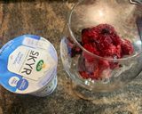A picture of step 1 of Overnight Oats.