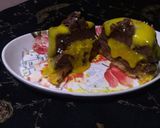 A picture of step 10 of Mango chocolate mousse cupcake.