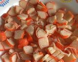 Foto del paso 1 de la receta: Relleno de tartaletas con surimi y endivias