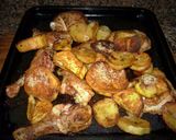 Foto del paso 7 de la receta Pollo con papas y batatas 🐤
