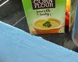 A picture of step 6 of Winter homemade palak saag, peas, corn soup.