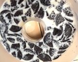 Foto langkah ke 4 dari resep Puding oreo mudah.