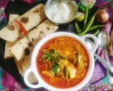 A picture of step 7 of Restaurant style kadai paneer sabji 😋.