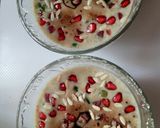 A picture of step 3 of Vanila +chocolate custard.