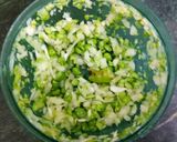 A picture of step 1 of Caramelized Schezwan Aaloo Masala Sandwich.