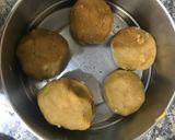 A picture of step 8 of Puran Poli.