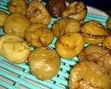 صورة لخطوة 7 من وصفة 🌰🌰 الكستناء المحلاة او marrons glacés 🌰🌰