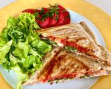 Une image de l'étape 3 de Croque Monsieur salade verte 🥗.