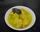 รูปขั้นตอนการทำที่ 4 ของ ไก่ต้มขมิ้นฟักอ่อน