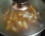 A picture of step 7 of Fansachi bhaji.