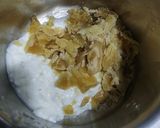 A picture of step 1 of Cornmeal vada.