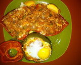 Foto del paso 6 de la receta: Pimientos rellenos de carne picada y verduras