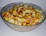 A picture of step 4 of Simple chana chaat.
