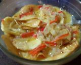 Foto del paso 4 de la receta: Tortillas de papas cebollas y morrón rojo