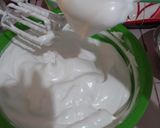 Foto langkah ke 1 dari resep Bolu zebra putih telur pandan coklat (W#36).