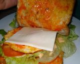 Foto langkah ke 5 dari resep Rogan isi telur with salad #dapurudut.