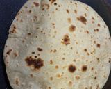A picture of step 4 of Homemade Roti or Phulka.