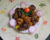 ભરેલા રીંગણ,બટાકા ડુંગળી નુ શાક (Stuffed Brinjal Potato Onion Shak Recipe In Gujarati) રેસીપી સ્ટેપ2ફોટો