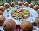 कचोरी चाट+ मिनी गोटा कचोरी (kachori chaat recipe in marathi) रेसिपी स्टेप 7 फोटो