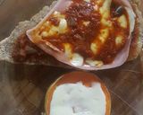 Foto del paso 8 de la receta: Milanesa de carne napolitana con calabaza con queso!!