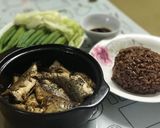 Hình bước làm 1 của món Cá đù kho tiêu - ăn kèm rau luộc - cơm gạo lứt
