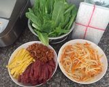 Hình bước làm 5 của món Bò bía