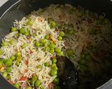 A picture of step 4 of Beans Pulao.