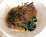 A picture of step 2 of My Grilled Citrus Tuna Steaks with Avocado & Spinach 😘.