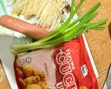 Gambar langkah 1 resipi 👩🍳Cucur Enoki Sosej.